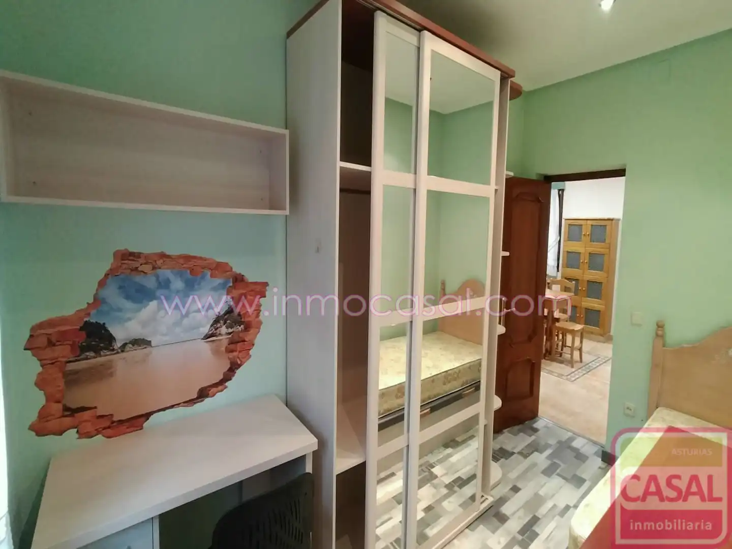 Bedroom of Flat for rent in Mieres (Asturias)  with Heating, Terrace and Storage room