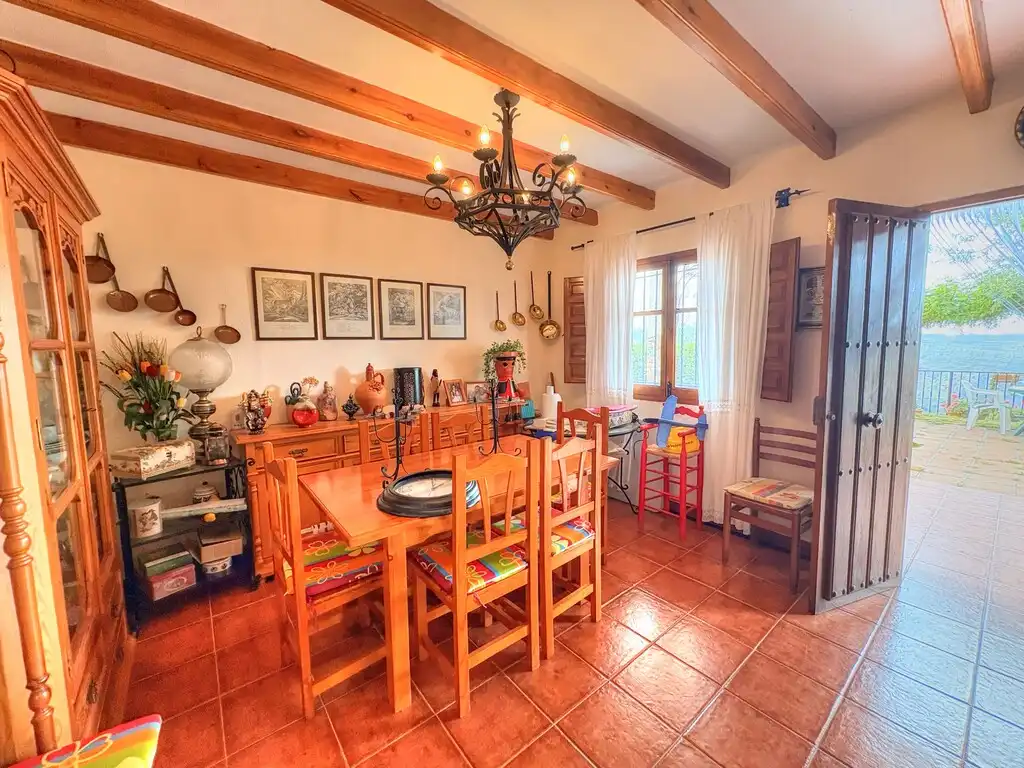 Esszimmer von Country house zum Verkauf in Moclinejo mit Klimaanlage, Privatgarten und Terrasse