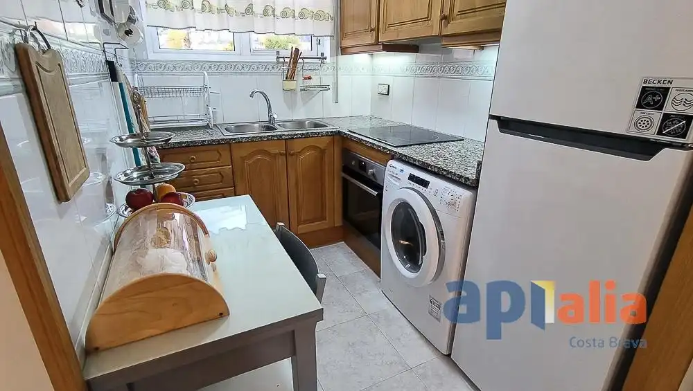 Kitchen of Flat for sale in Calonge i Sant Antoni  with Heating, Terrace and Swimming Pool