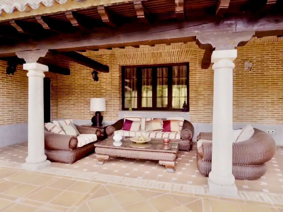 Terraza de Casa o chalet en venta en Las Rozas de Madrid con Aire acondicionado, Calefacción y Jardín privado