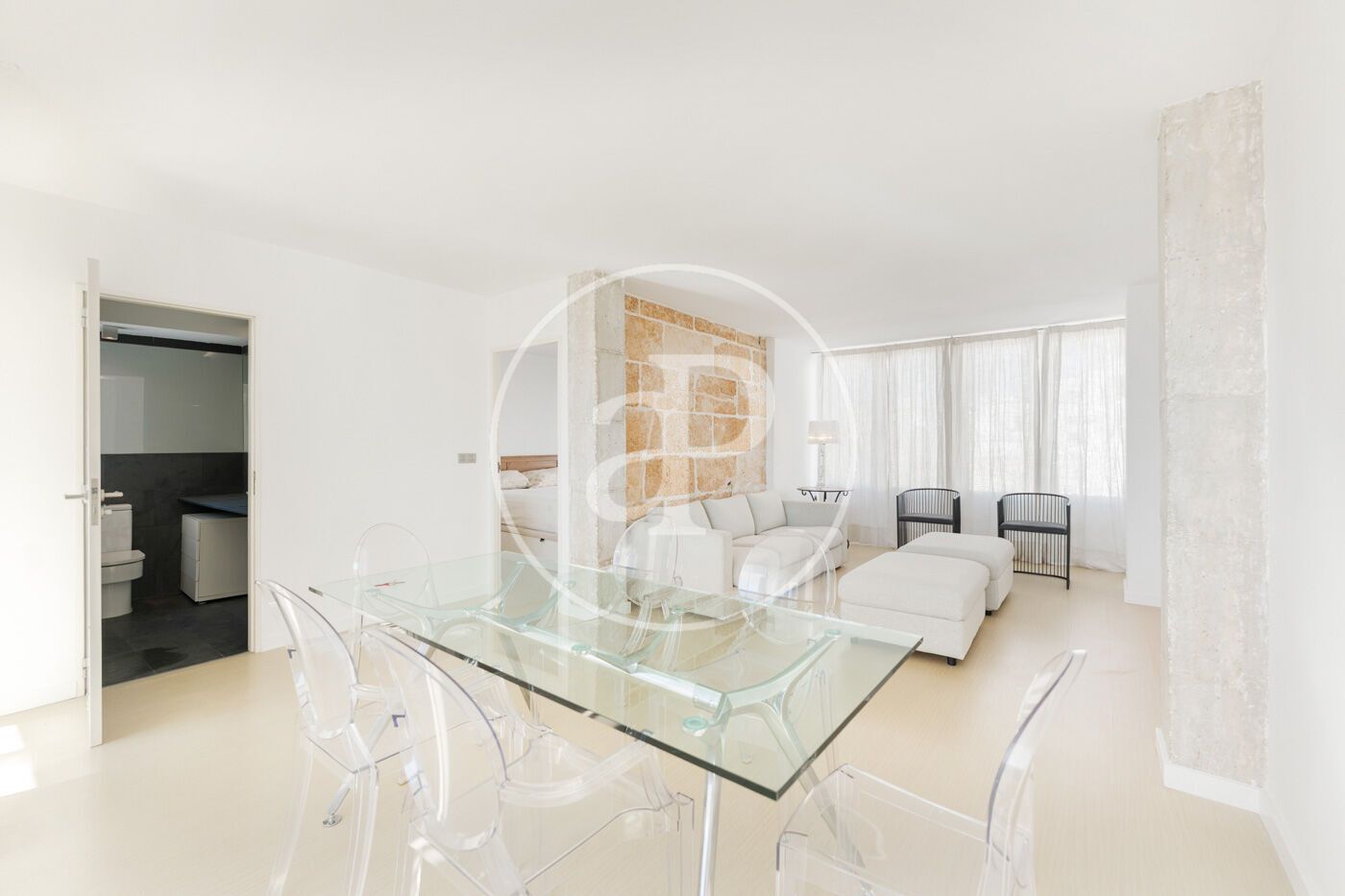 Living room of Flat to rent in  Palma de Mallorca  with Air Conditioner, Heating and Furnished