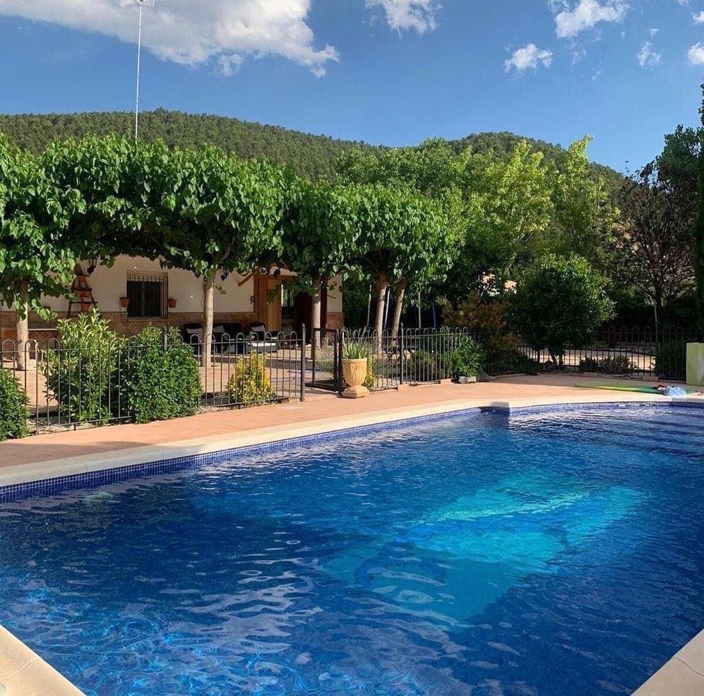 Piscina de Casa o xalet de lloguer en Cehegín amb Aire condicionat, Calefacció i Jardí privat