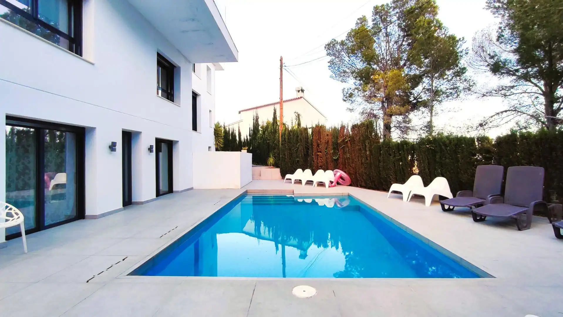 Piscina de Casa o xalet en venda en Calpe / Calp amb Aire condicionat, Jardí privat i Terrassa