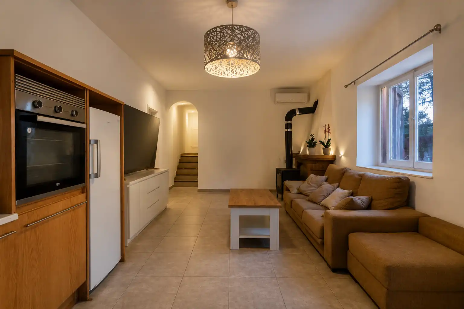 Living room of Houses for sale in Olivella  with Terrace
