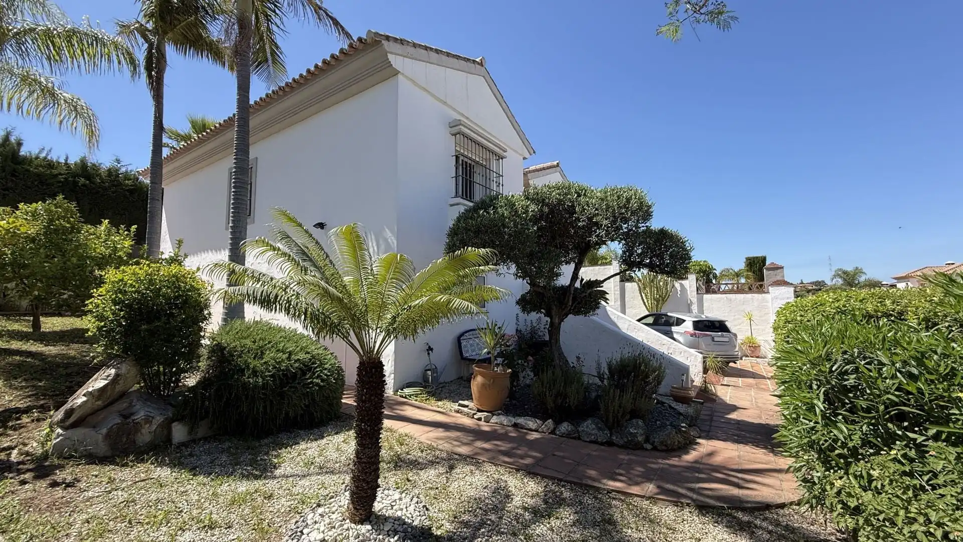 Vista exterior de Casa o chalet en venta en Coín con Aire acondicionado y Piscina
