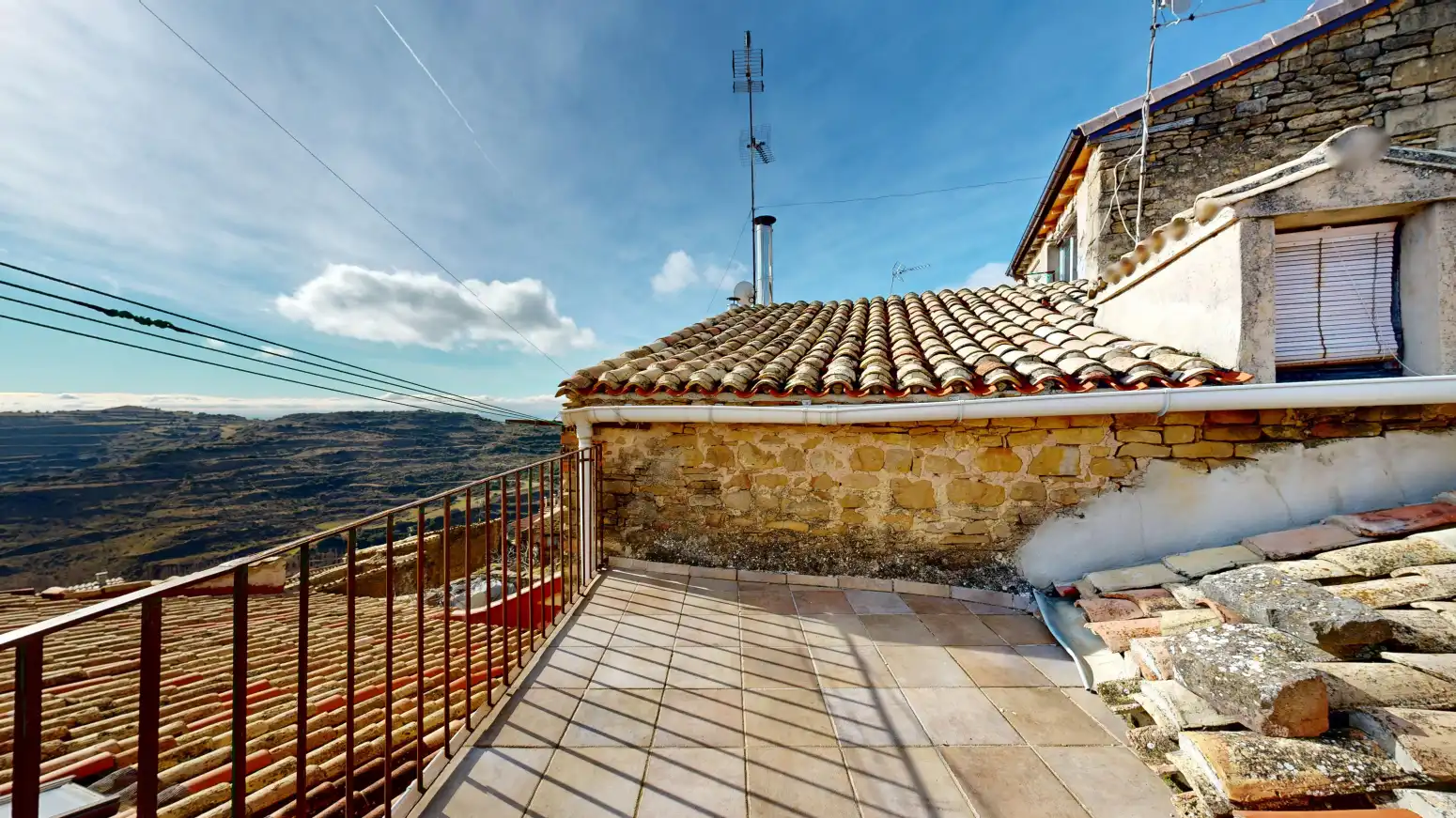 Vista exterior de Casa o chalet en venta en Ujué / Uxue con Calefacción, Parquet y Terraza