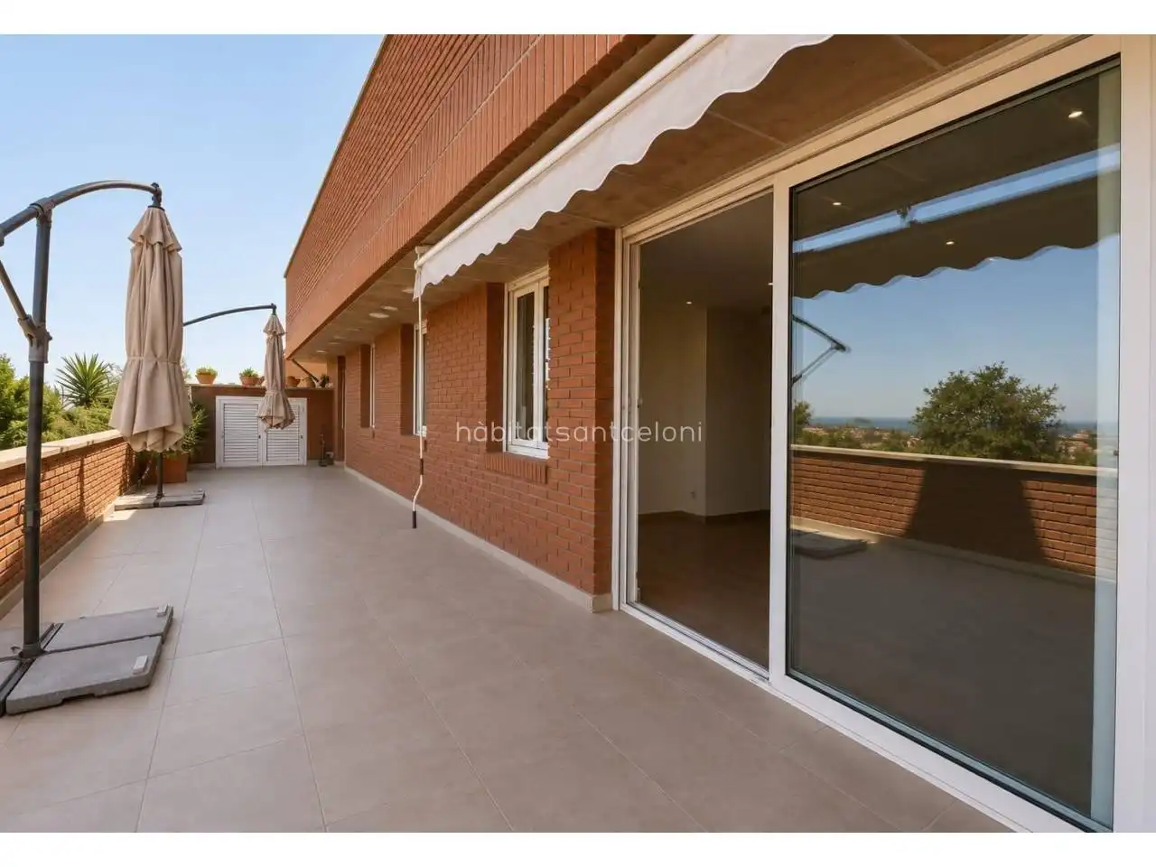 Terrasse von Wohnung zur Miete in Sitges mit Klimaanlage, Heizung und Terrasse