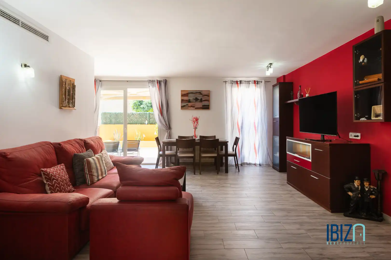 Wohnzimmer von Wohnung zum Verkauf in Eivissa mit Klimaanlage, Heizung und Terrasse