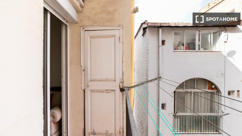 Balcony of Flat to rent in  Barcelona Capital  with Air Conditioner, Heating and Furnished