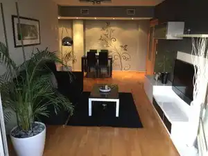 Wohnzimmer von Wohnung zum Verkauf in Madrid mit Klimaanlage, Heizung und Privatgarten