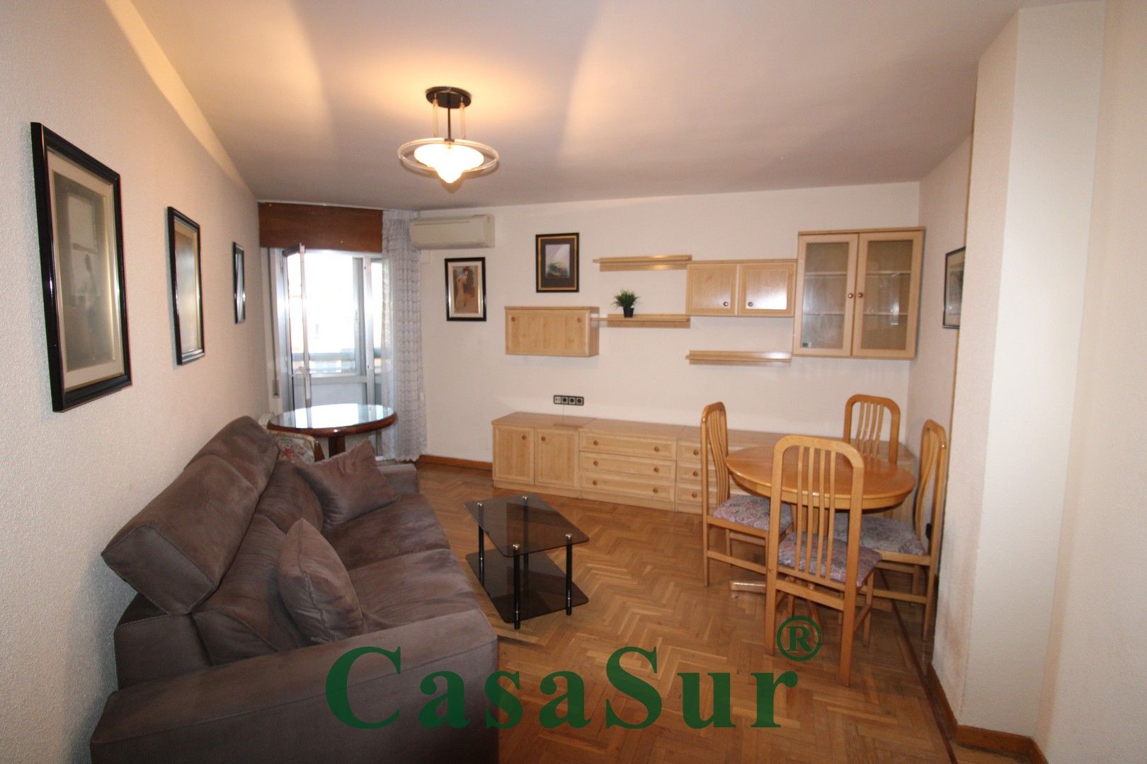 Living room of Apartment for sale in Valladolid Capital  with Heating, Parquet flooring and Terrace