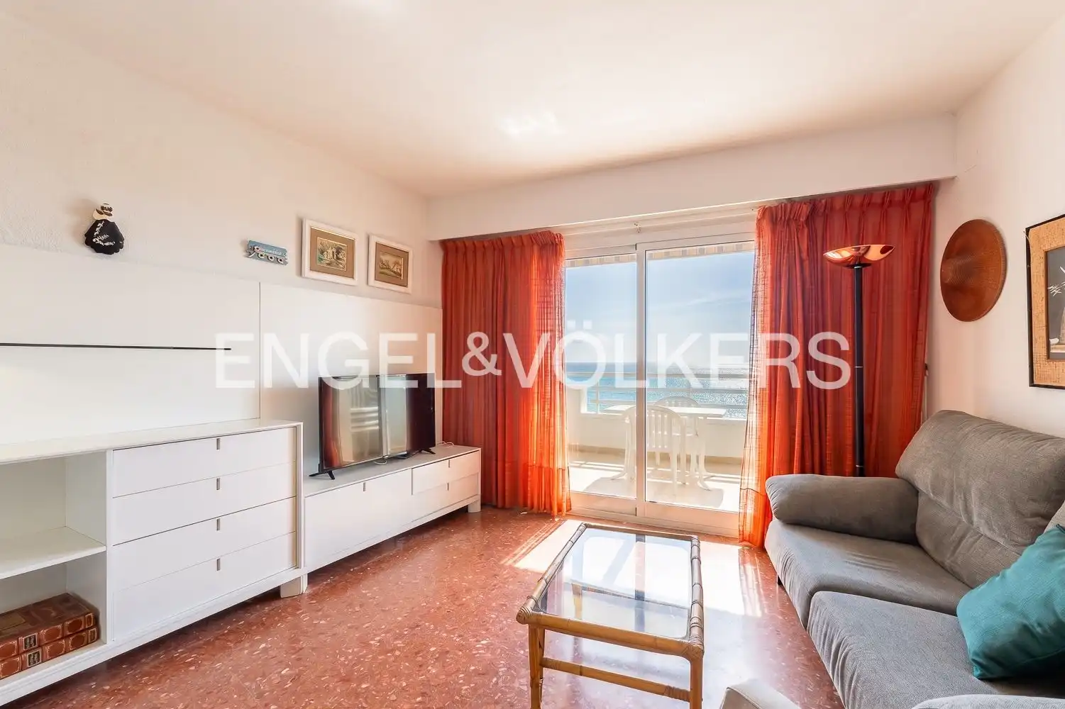 Sala de estar de Piso en venta en Sueca con Calefacción, Terraza y Piscina