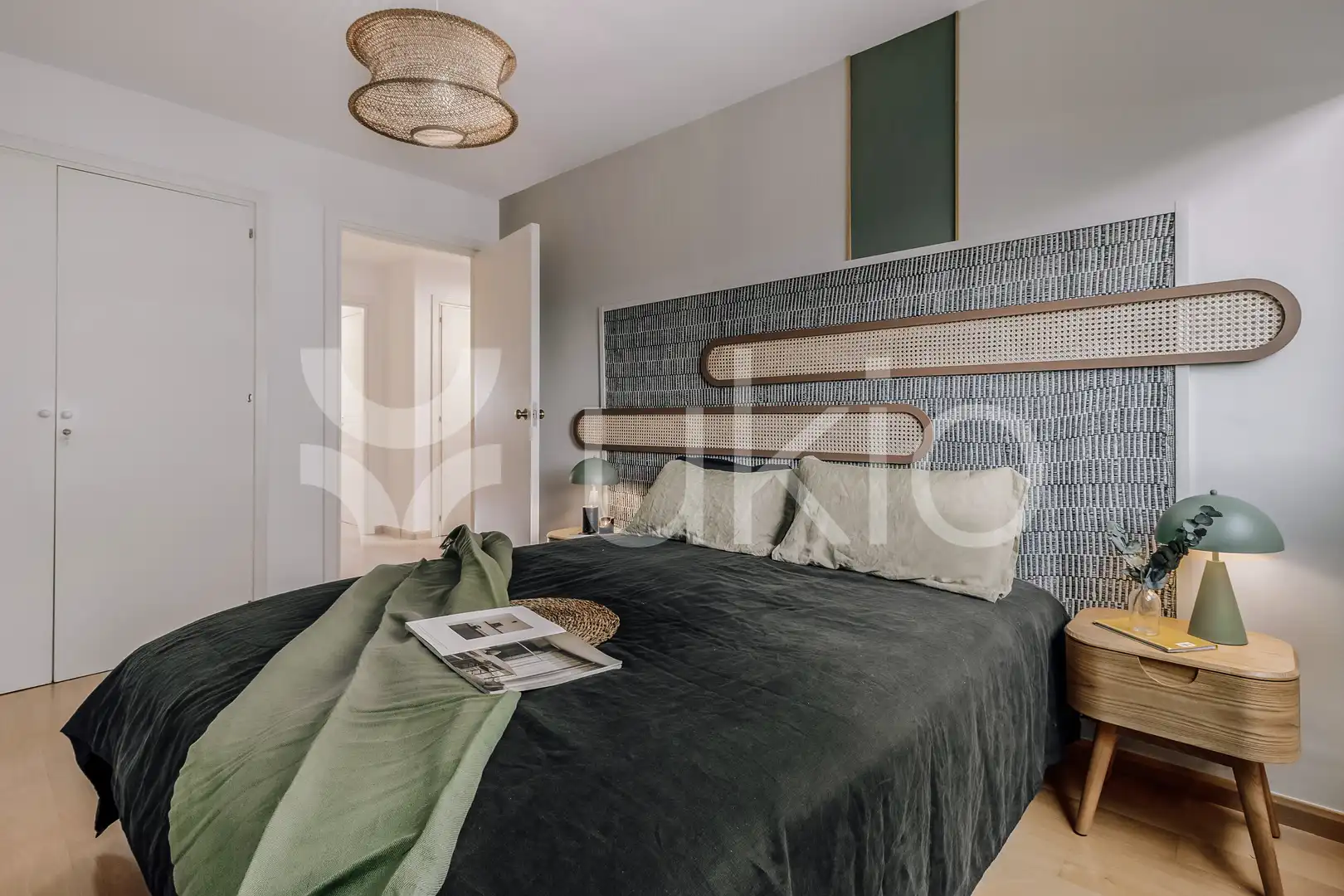 Habitación de Apartamento de alquiler en Madrid con Aire acondicionado, Calefacción y Amueblado