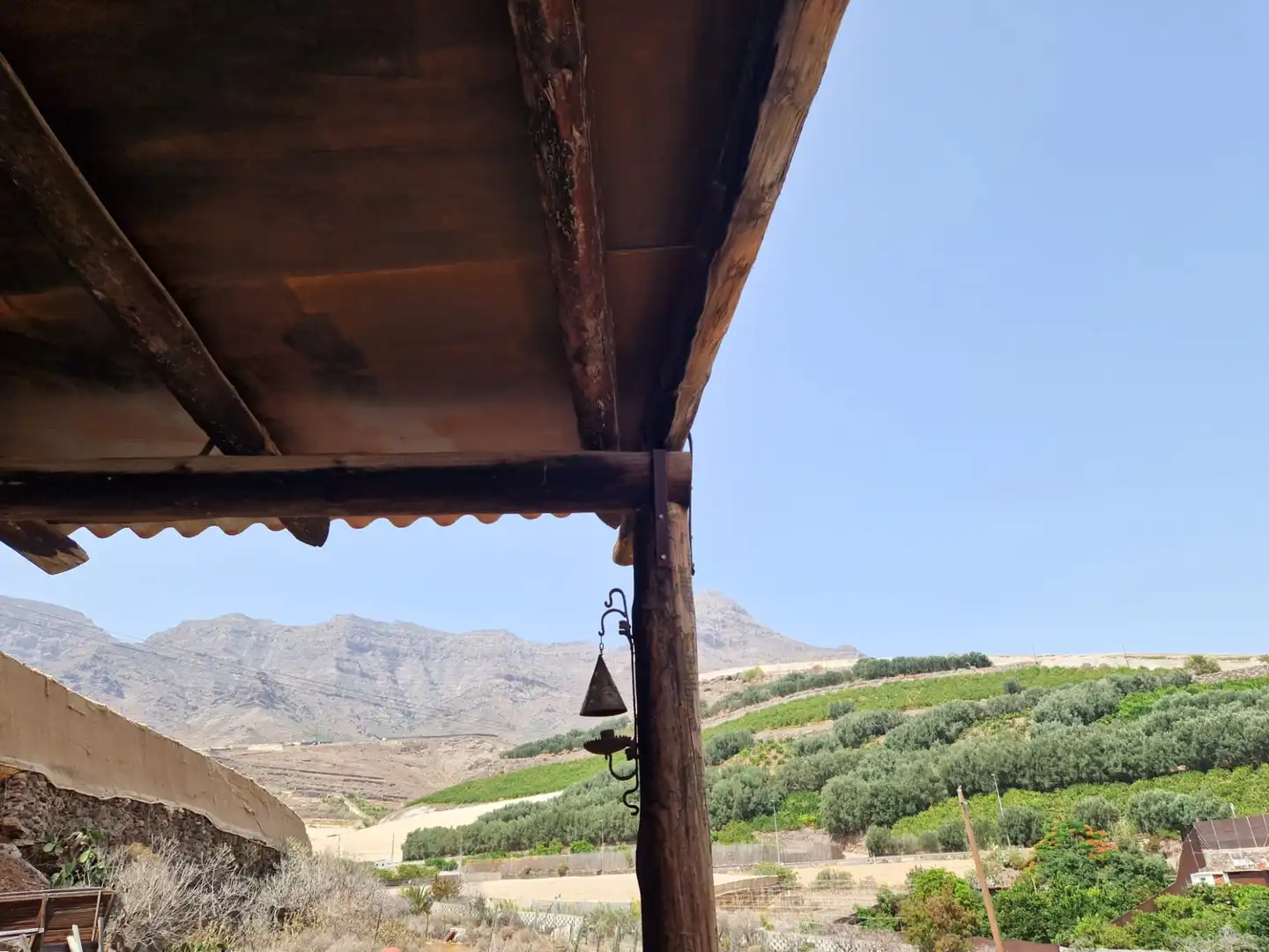 Vista exterior de Casa o xalet en venda en La Aldea de San Nicolás  amb Jardí privat, Terrassa i Piscina