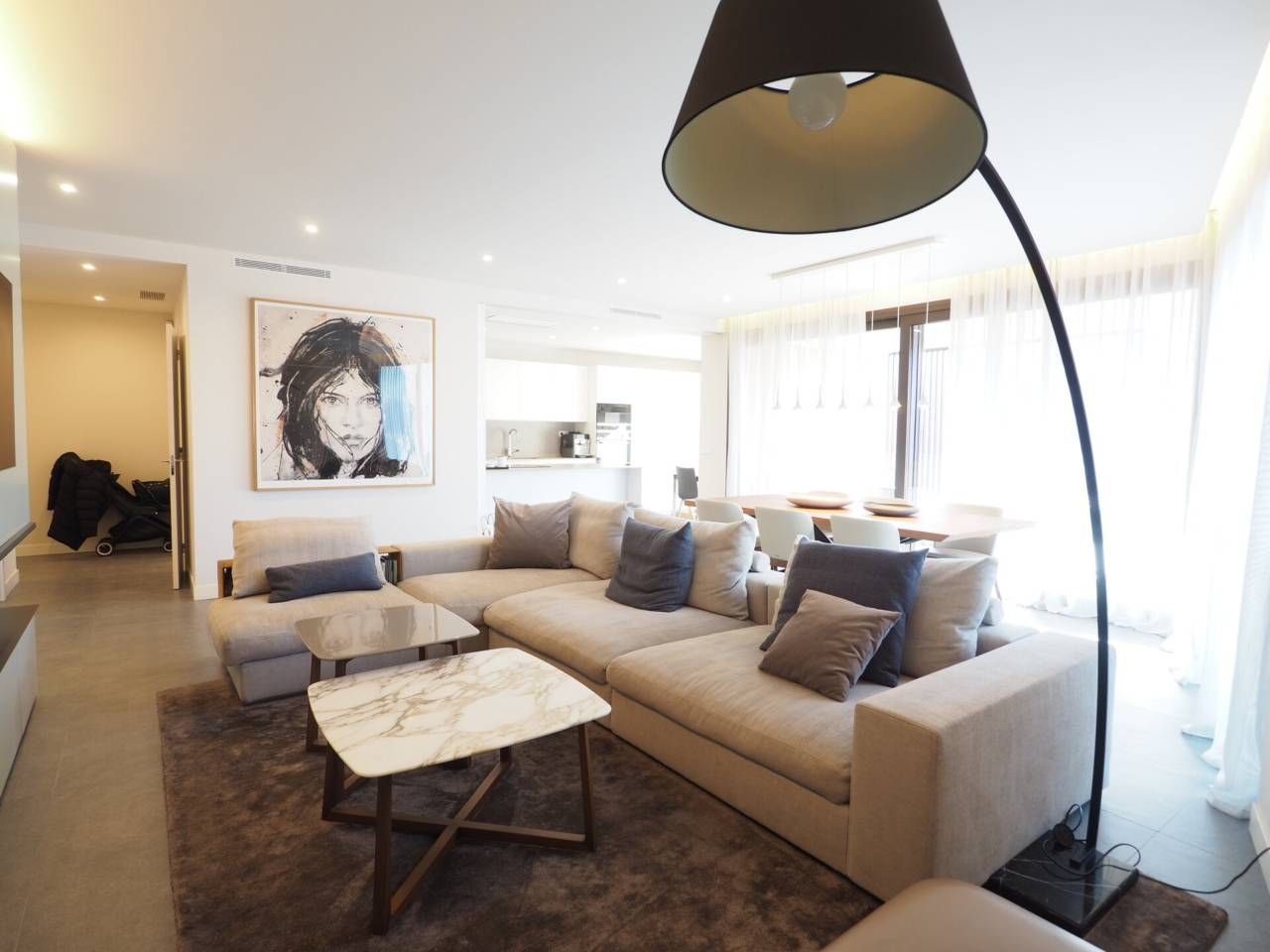 Living room of Flat for sale in Granollers  with Air Conditioner, Heating and Terrace