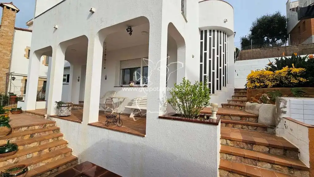 Terraza de Casa o chalet en venta en Lloret de Mar con Calefacción, Jardín privado y Terraza