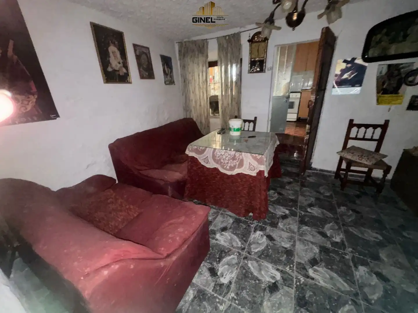 Sala d'estar de Casa adosada en venda en Alcaudete