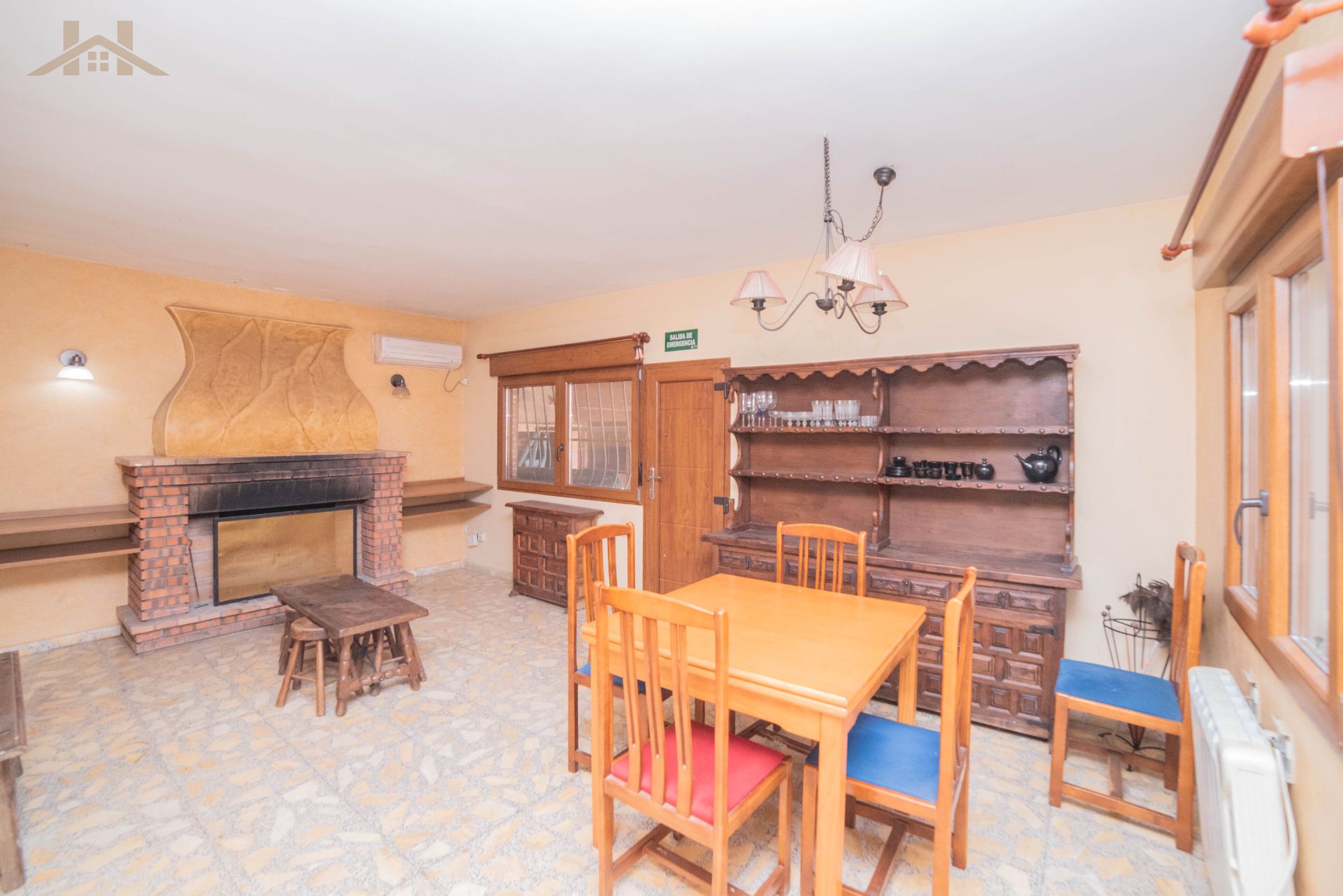Dining room of Houses for sale in Cadalso de los Vidrios  with Air Conditioner, Heating and Private garden