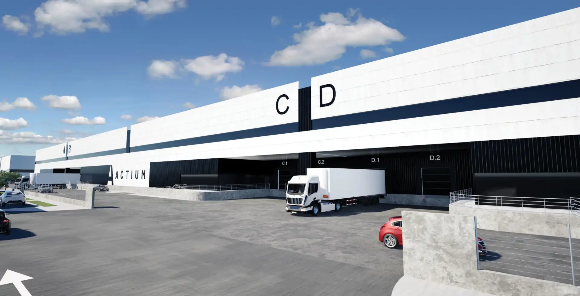 Exterior view of Industrial buildings for rent in Madrid  with Heating and Alarm
