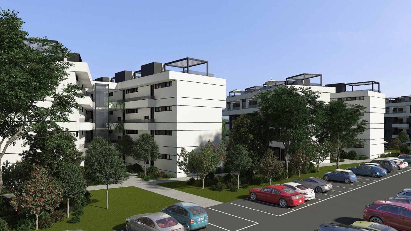Exterior view of Apartment for sale in Villamartín  with Air Conditioner, Heating and Private garden