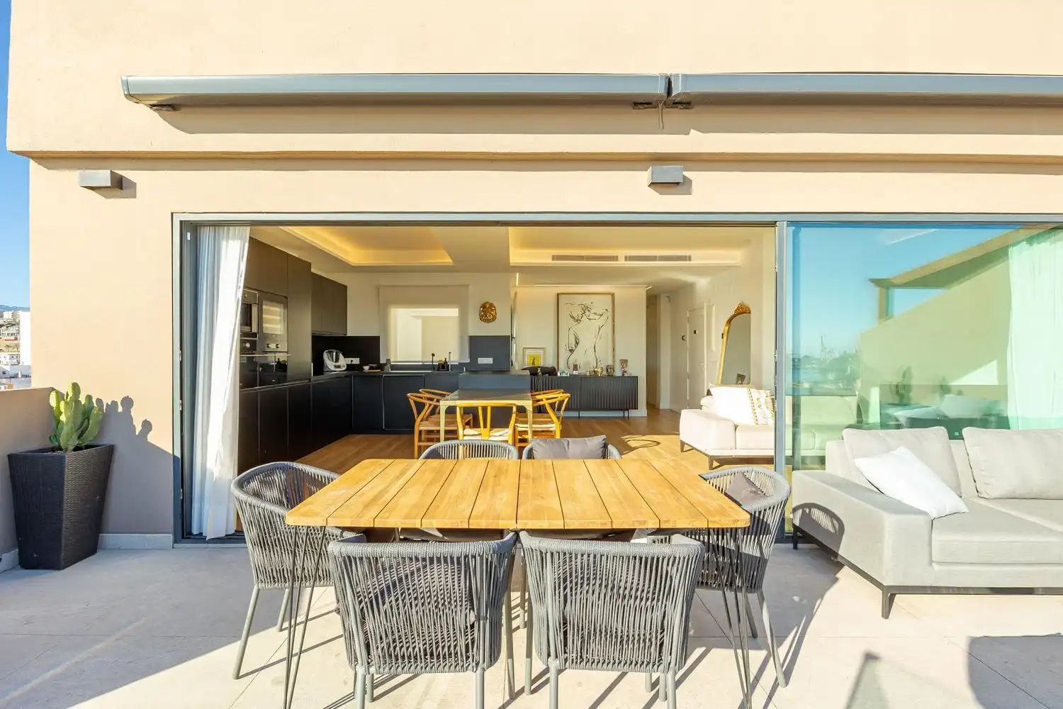 Terrasse von Dachboden zum Verkauf in Las Palmas de Gran Canaria mit Klimaanlage, Terrasse und Möbliert