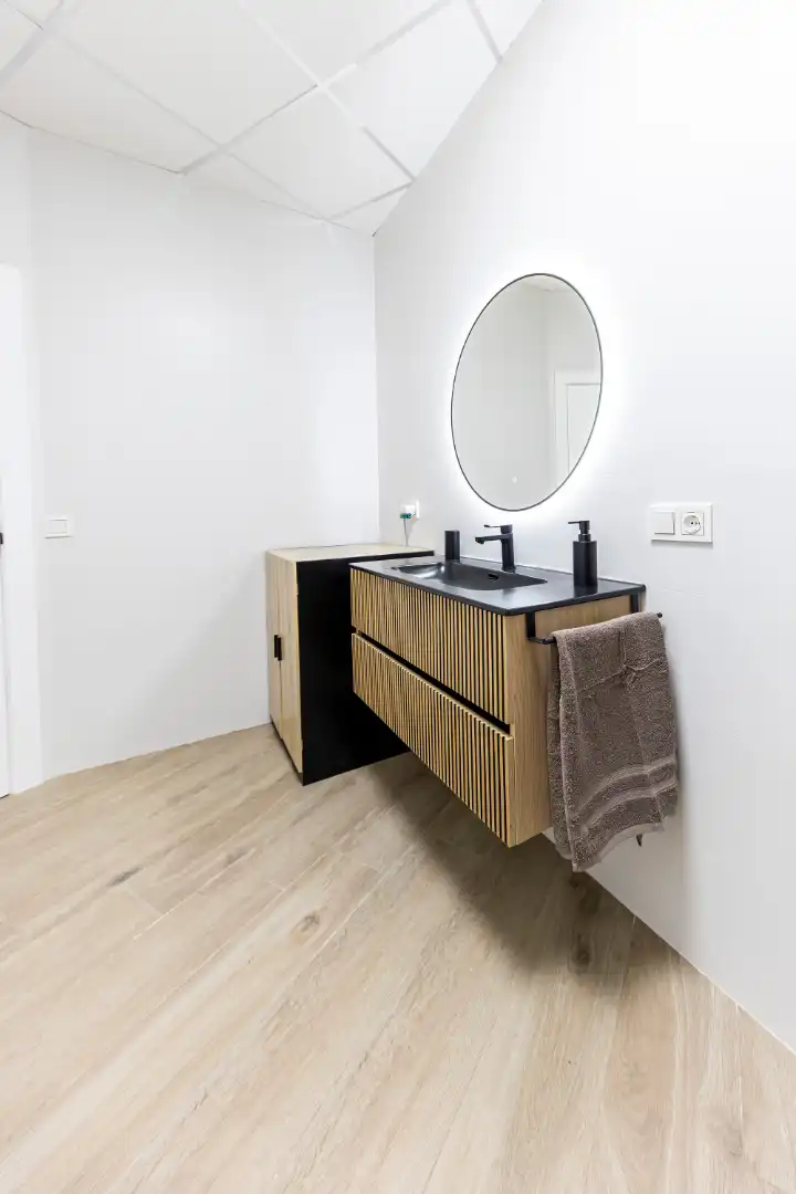 Badezimmer von Haus oder Chalet zur Miete in Águilas mit Klimaanlage, Heizung und Möbliert