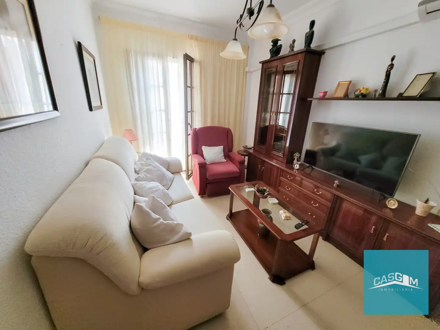 Sala d'estar de Pis en venda en Huelva amb Aire condicionat, Moblat i Forn