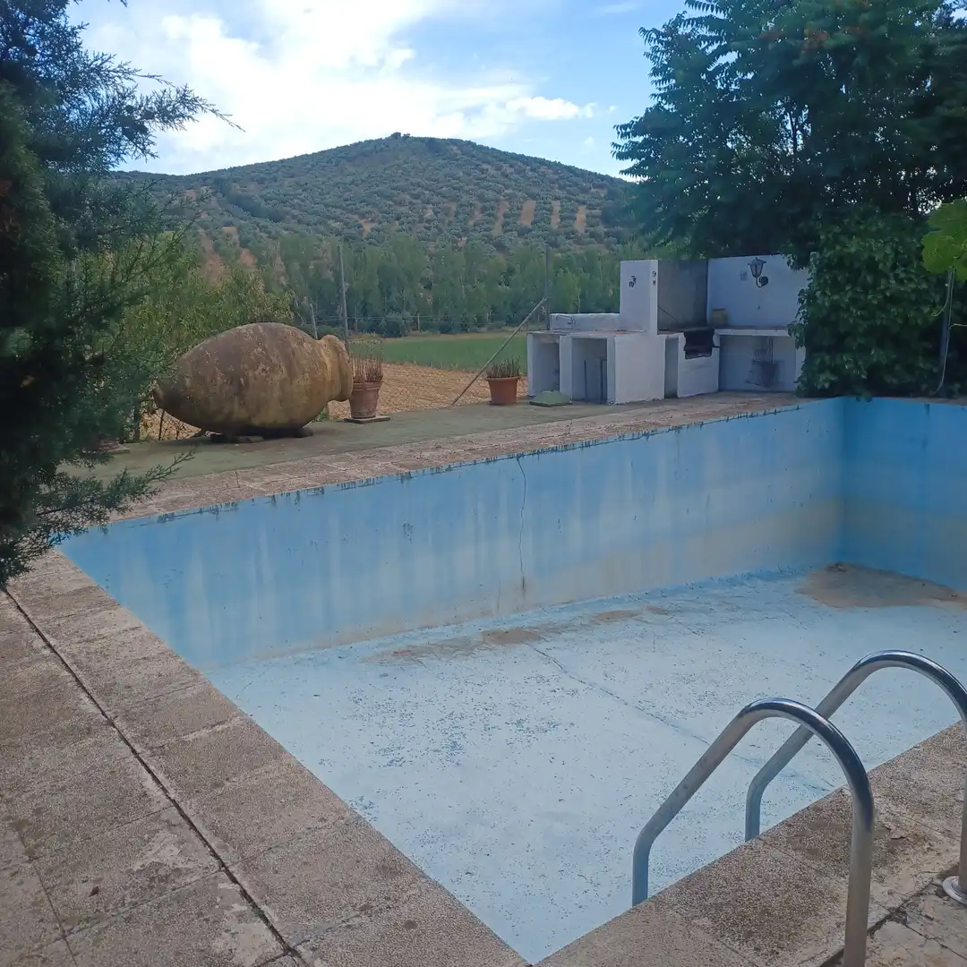 Piscina de Finca rústica en venta en Villanueva del Rosario con Jardín privado, Terraza y Trastero