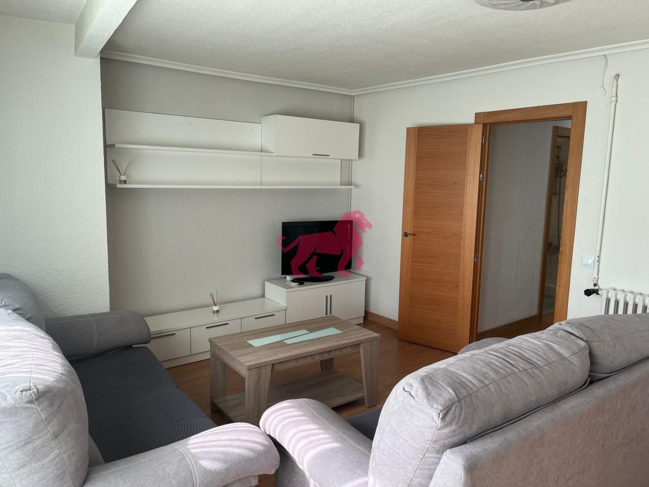 Wohnzimmer von Wohnung miete in Valverde de la Virgen mit Heizung und Möbliert