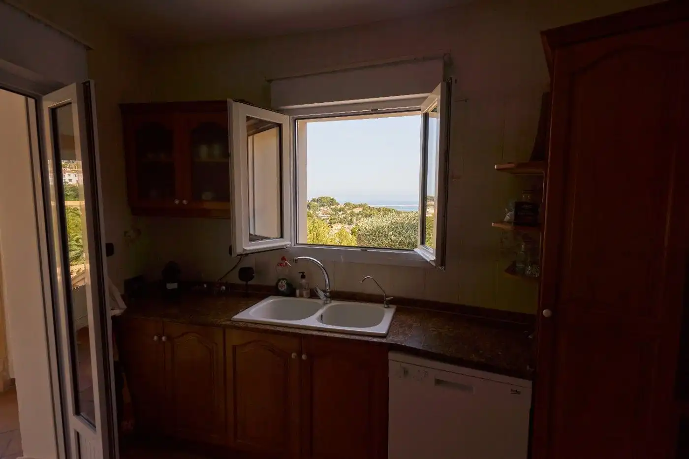 Cocina de Casa o chalet de alquiler en Dénia con Aire acondicionado, Jardín privado y Terraza