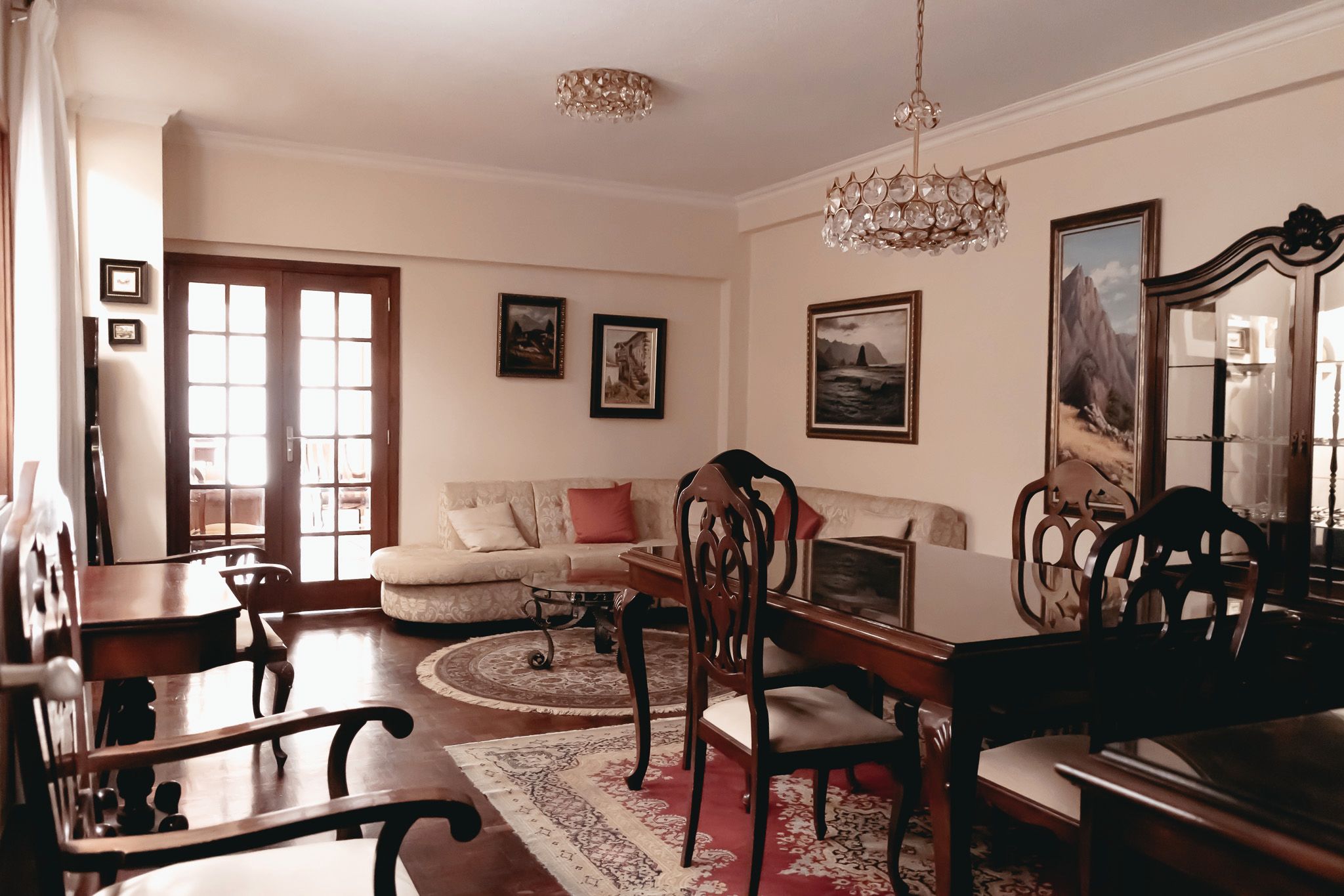 Living room of Flat for sale in  Santa Cruz de Tenerife Capital  with Parquet flooring, Terrace and Storage room