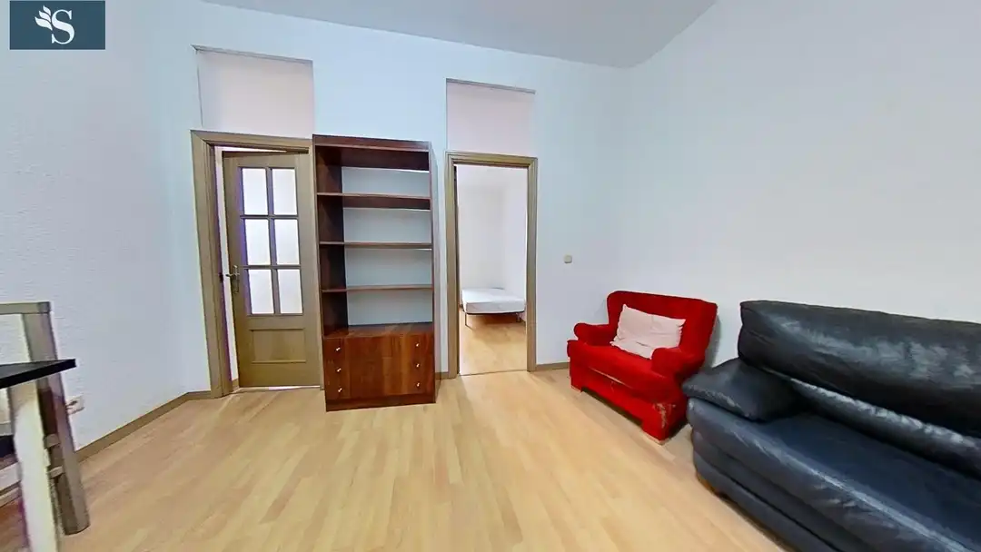 Sala de estar de Apartamento de alquiler en Madrid con Balcón y Alarma