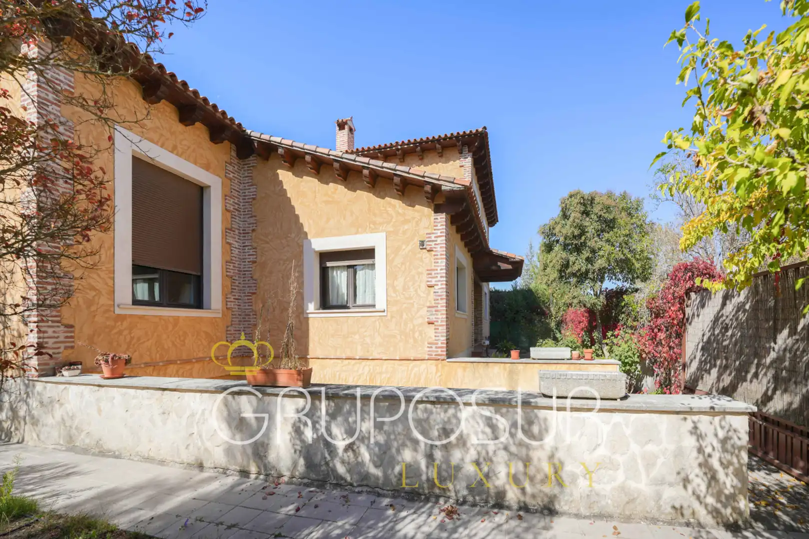 Vista exterior de Casa o chalet en venta en Boecillo con Calefacción, Jardín privado y Terraza