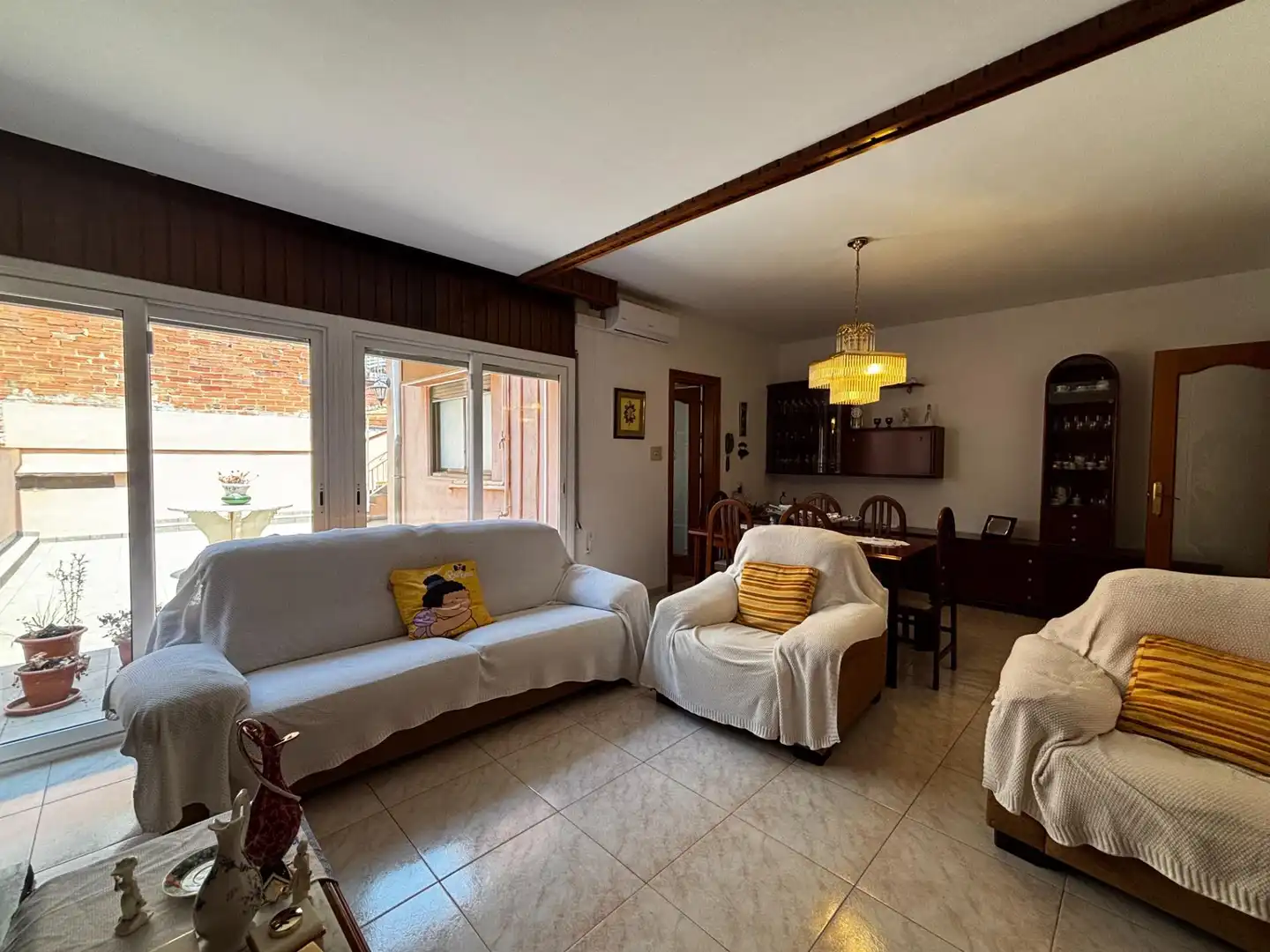 Sala de estar de Casa o chalet en venta en Sabadell con Aire acondicionado, Calefacción y Terraza