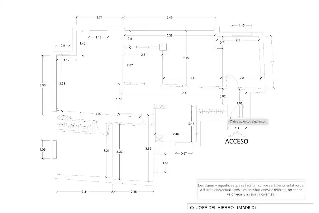 Piso en venta en Madrid con Aire acondicionado, Calefacción y Parquet