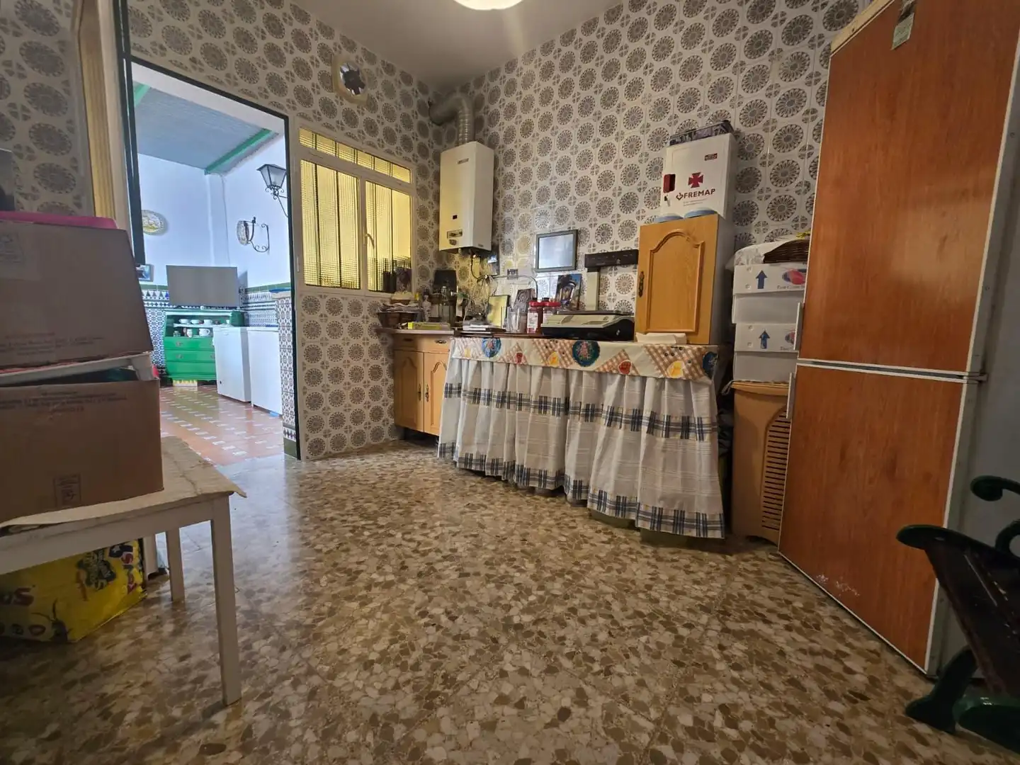Cocina de Casa adosada en venta en Bormujos con Terraza, Trastero y Balcón