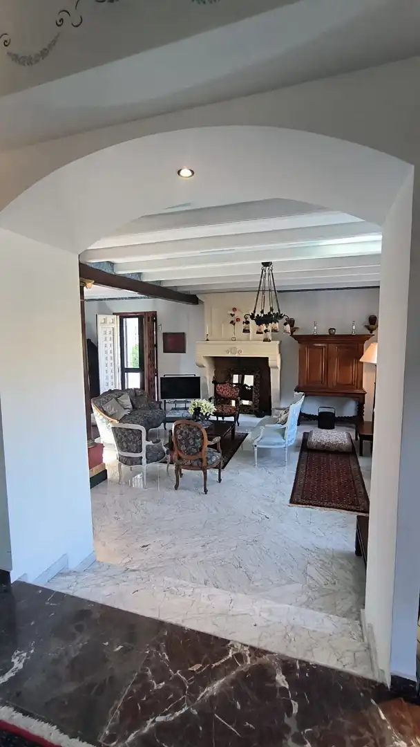 Living room of Houses for sale in El Castell de Guadalest  with Air Conditioner, Heating and Terrace