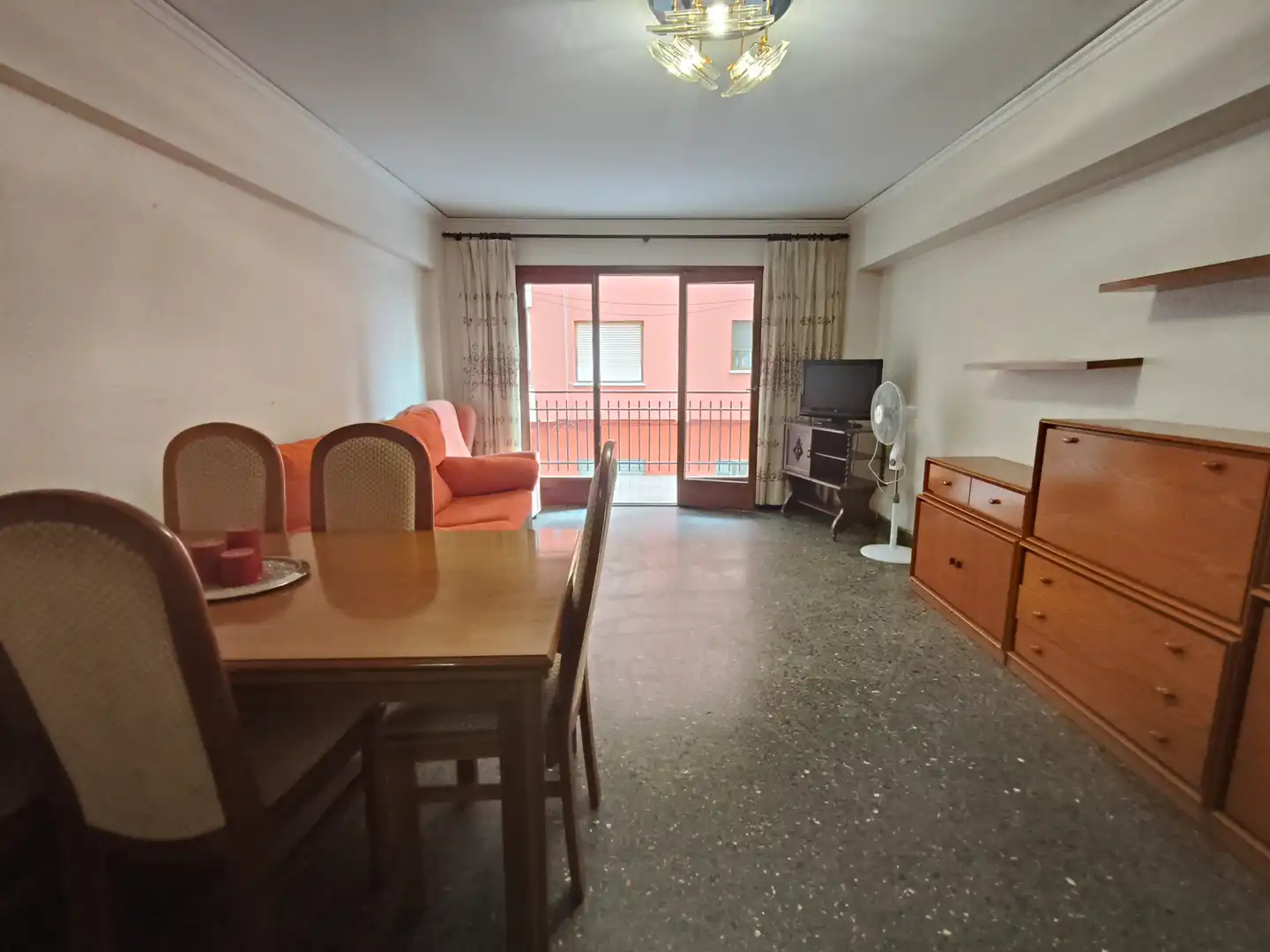 Sala d'estar de Pis en venda en Tavernes de la Valldigna amb Terrassa i Moblat
