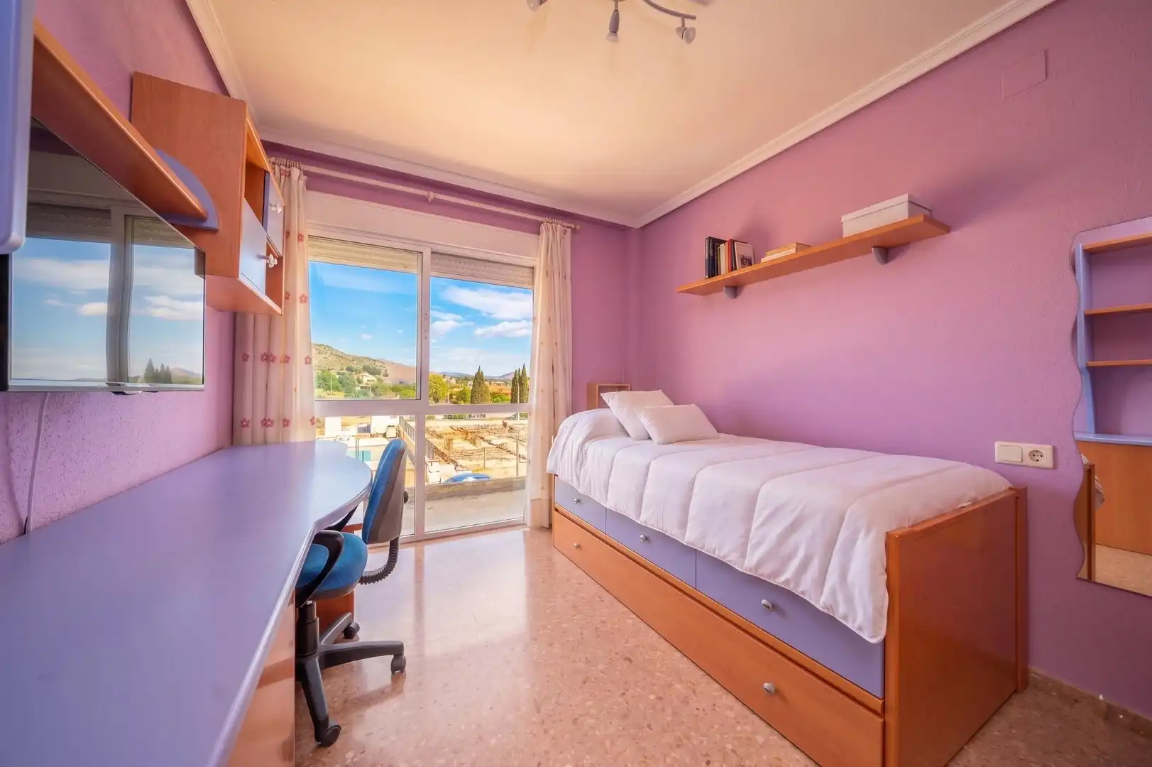 Dormitori de Casa adosada en venda en Aspe amb Piscina comunitària