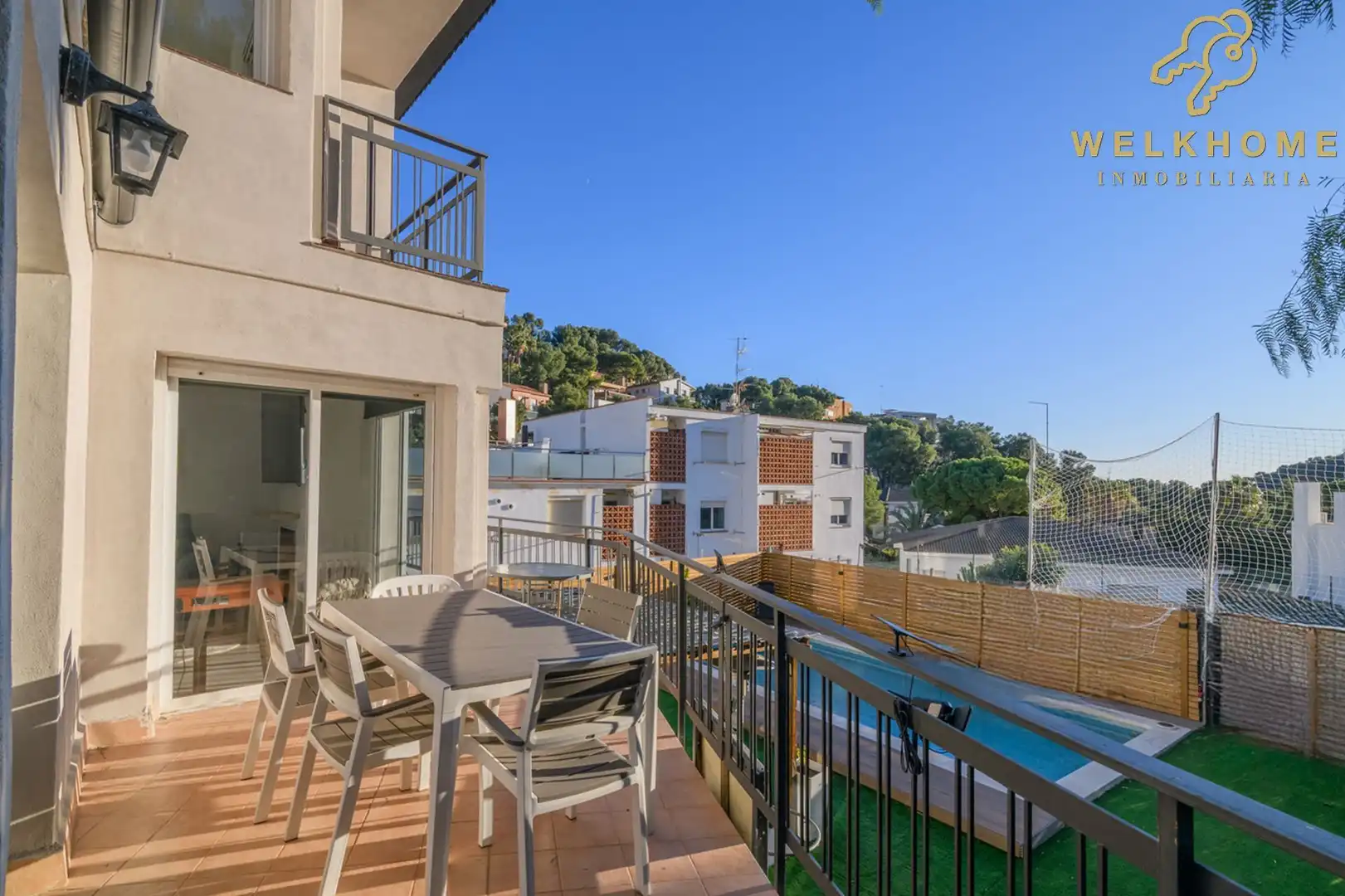 Terrace of Houses for rent in Castelldefels  with Air Conditioner, Heating and Private garden