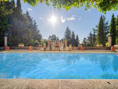 Piscina de Casa o xalet en venda en San Lorenzo de El Escorial amb Calefacció, Jardí privat i Terrassa