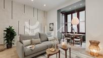 Sala d'estar de Apartament de lloguer en  Barcelona Capital amb Aire condicionat i Terrassa