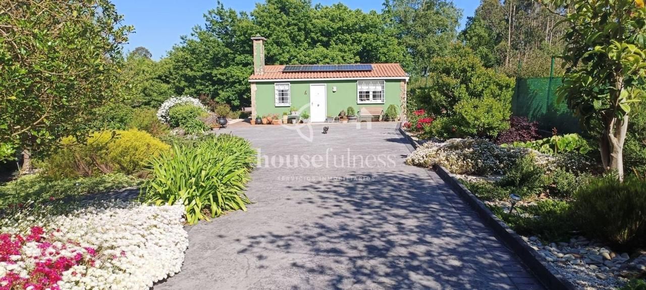 Vista exterior de Casa o xalet en venda en San Sadurniño amb Jardí privat, Traster i Moblat