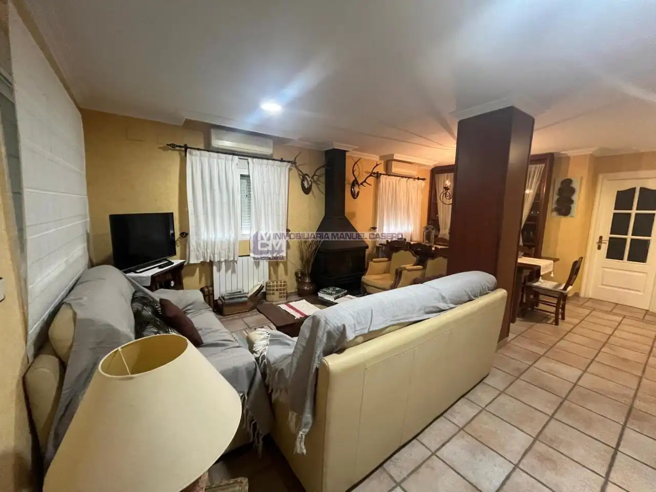 Sala de estar de Casa o chalet en venta en Casar de Cáceres con Calefacción, Jardín privado y Terraza