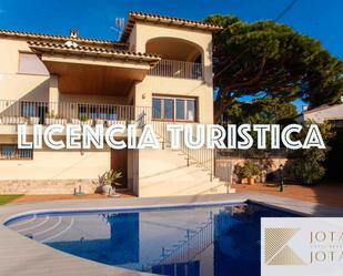 Exterior view of House or chalet for sale in Lloret de Mar  with Air Conditioner, Terrace and Swimming Pool