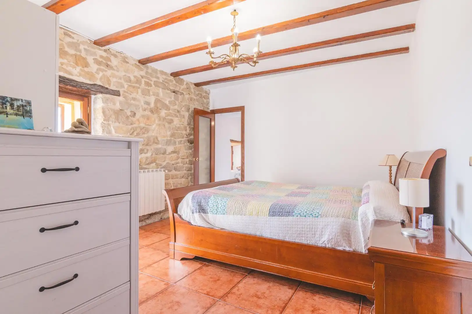 Habitación de Finca rústica en venta en Eslava con Jardín privado, Terraza y Trastero