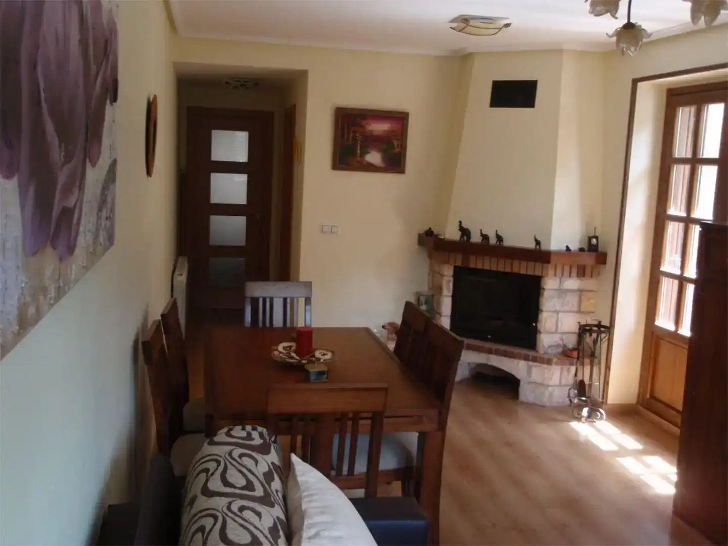 Menjador de Apartament de lloguer en Panticosa amb Parquet, Traster i Moblat