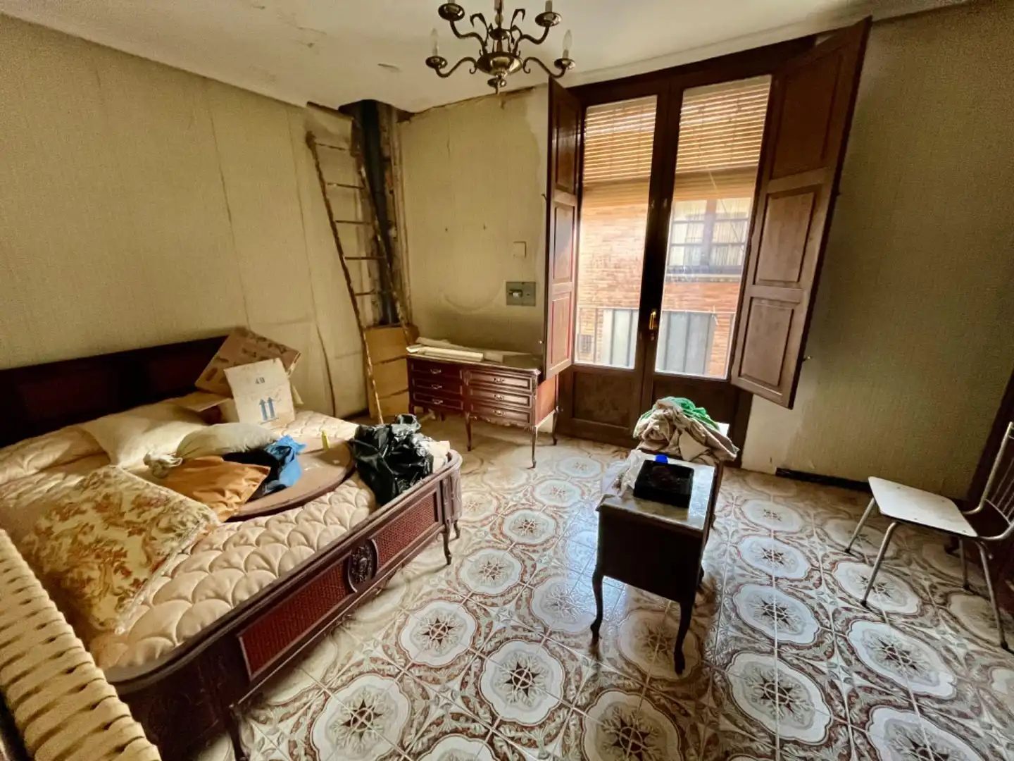 Bedroom of Flat for sale in Tudela  with Heating, Terrace and Storage room