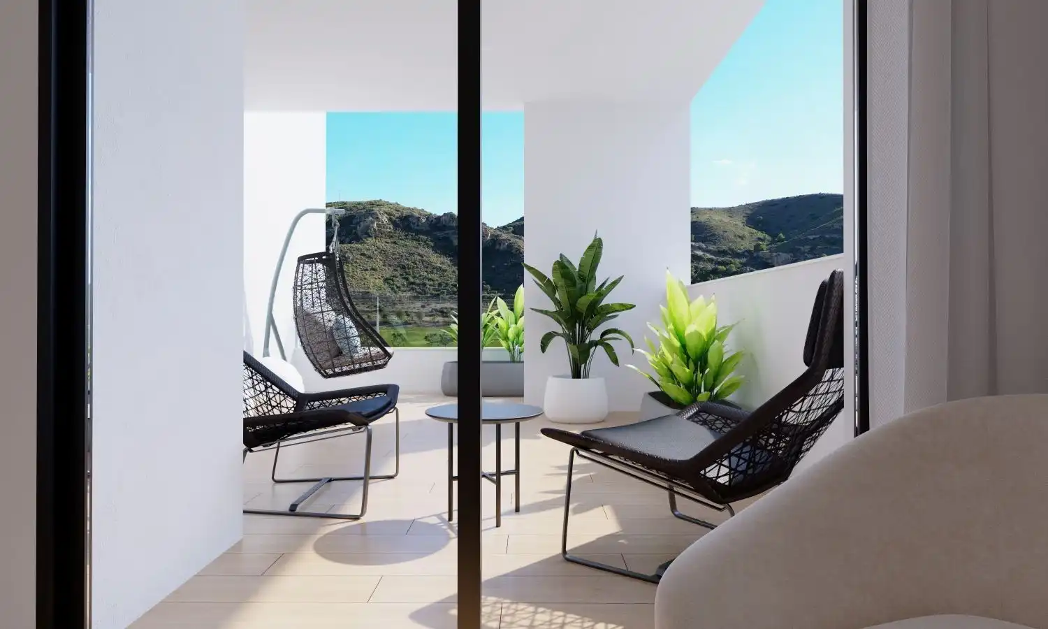 Terrassa de Dúplex en venda en Monforte del Cid amb Aire condicionat, Calefacció i Jardí privat