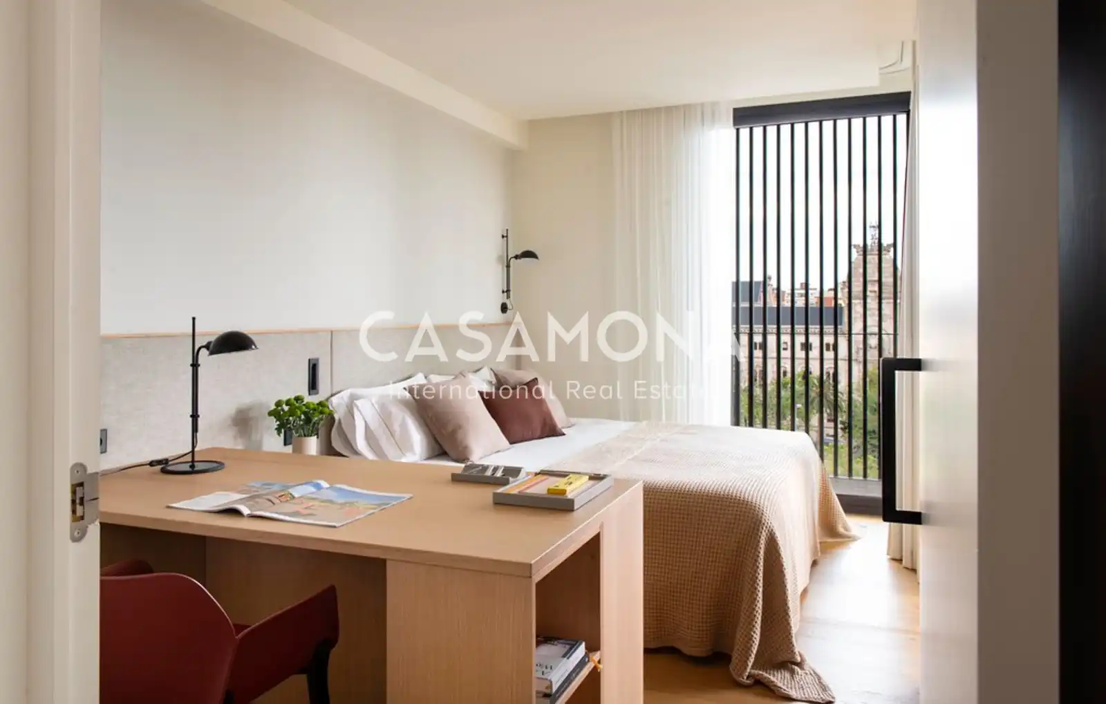 Habitación de Apartamento de alquiler en Barcelona con Aire acondicionado, Terraza y Internet